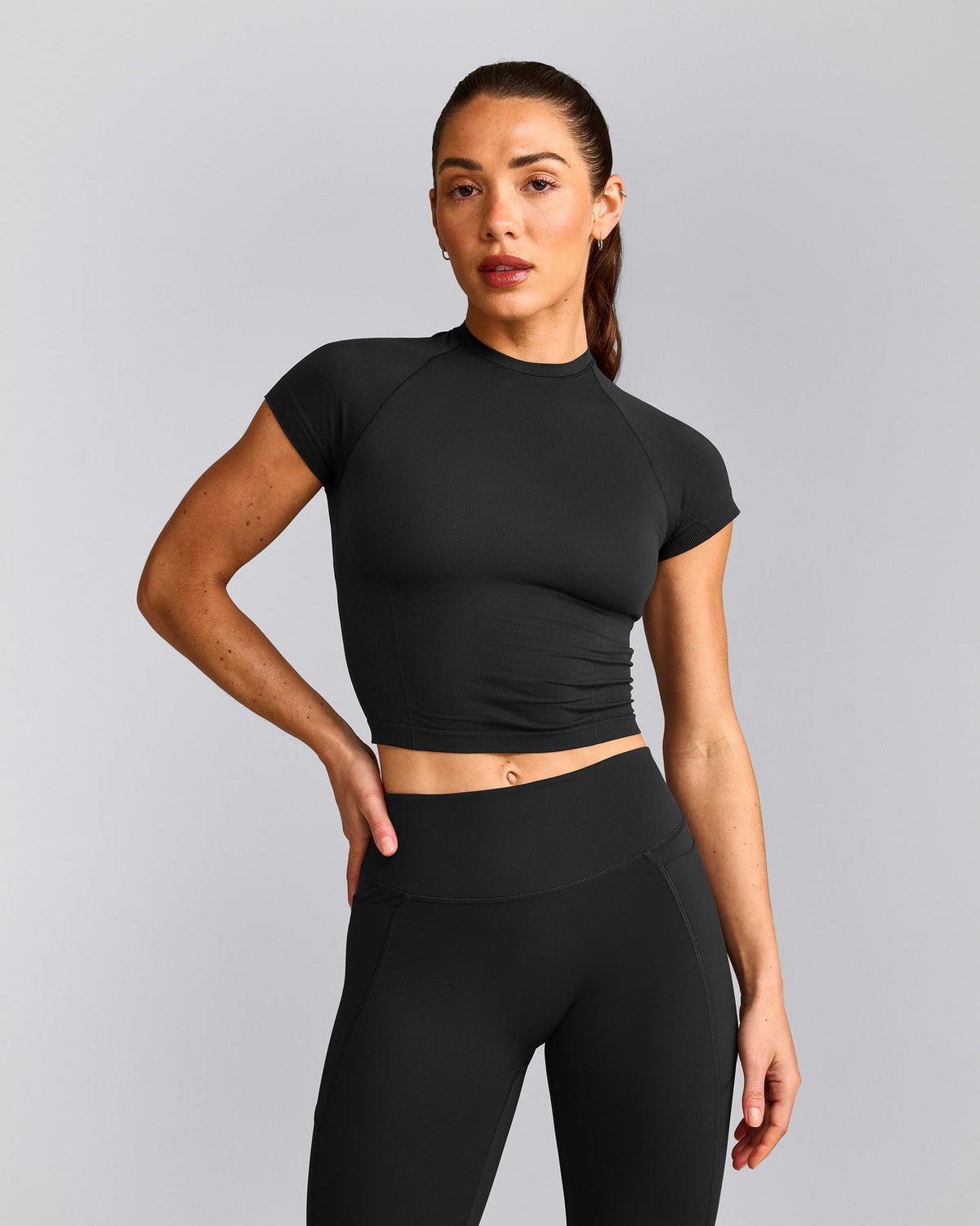 Oner Active Oner Seamless Fitted Top | Soft Black
