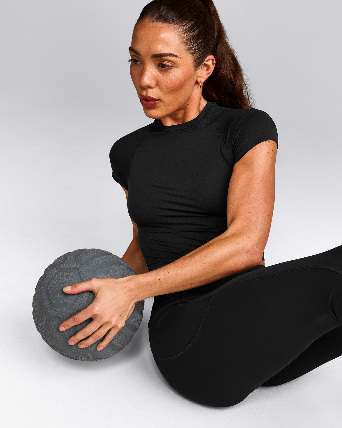 Oner Active Oner Seamless Fitted Top | Soft Black