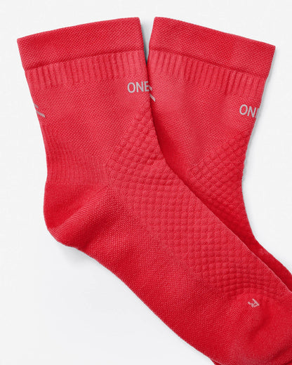 Oner Active Performance Mid Crew Socks 1 Pack | Charged Pink