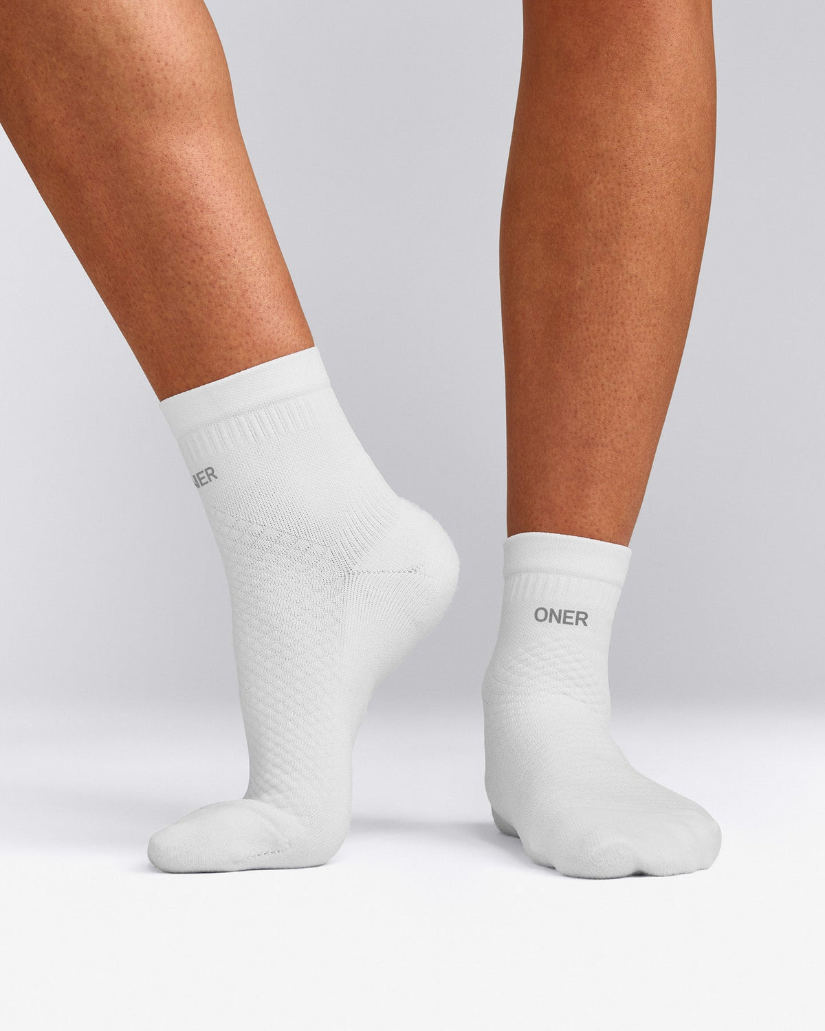 Oner Active Performance Mid Crew Socks 1 Pack | White