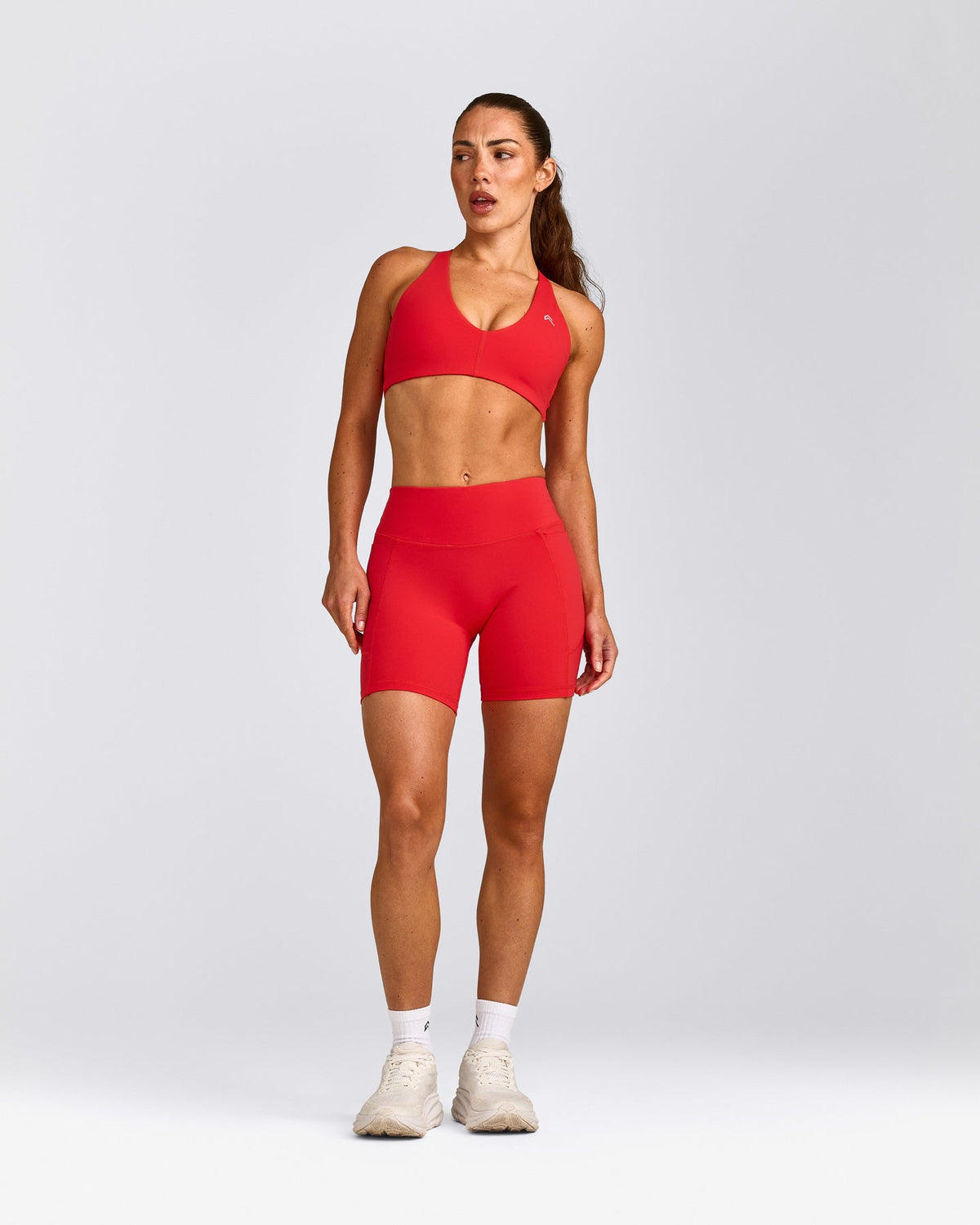 Oner Active UnifiedMove™ Pocket Shorts 6" with Bonding | Muscle Mommy Red