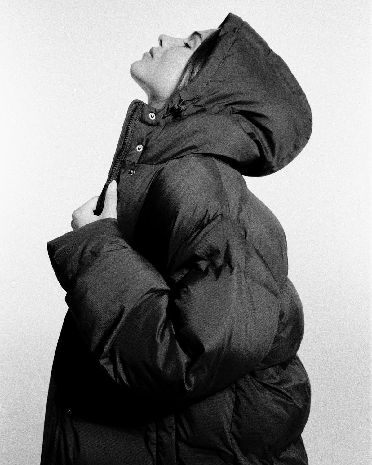 Oner Active Oversized Longline Puffer Jacket | 70% Cocoa