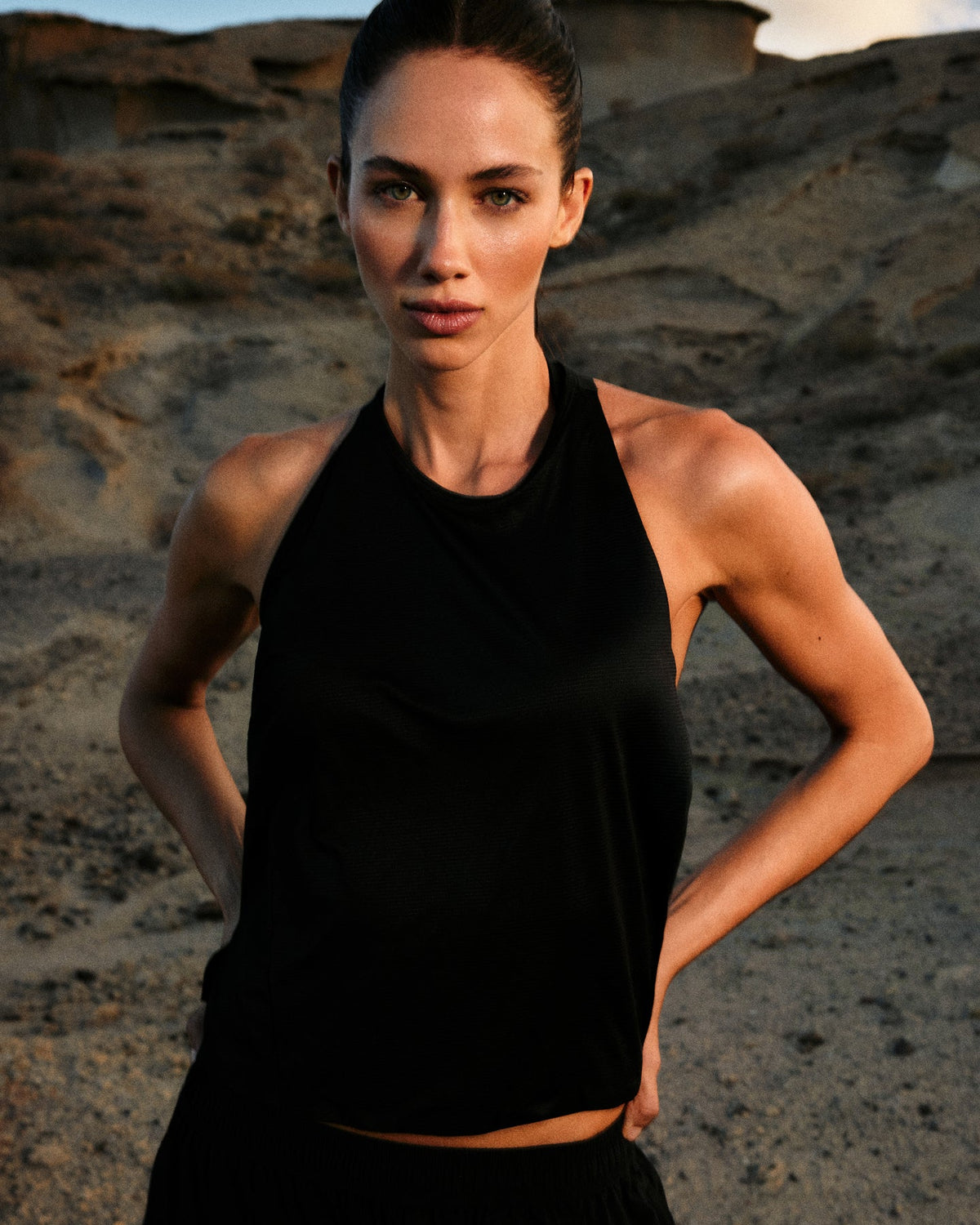 Oner Active PrecisionMove™ Drop Armhole Tank Top | Black
