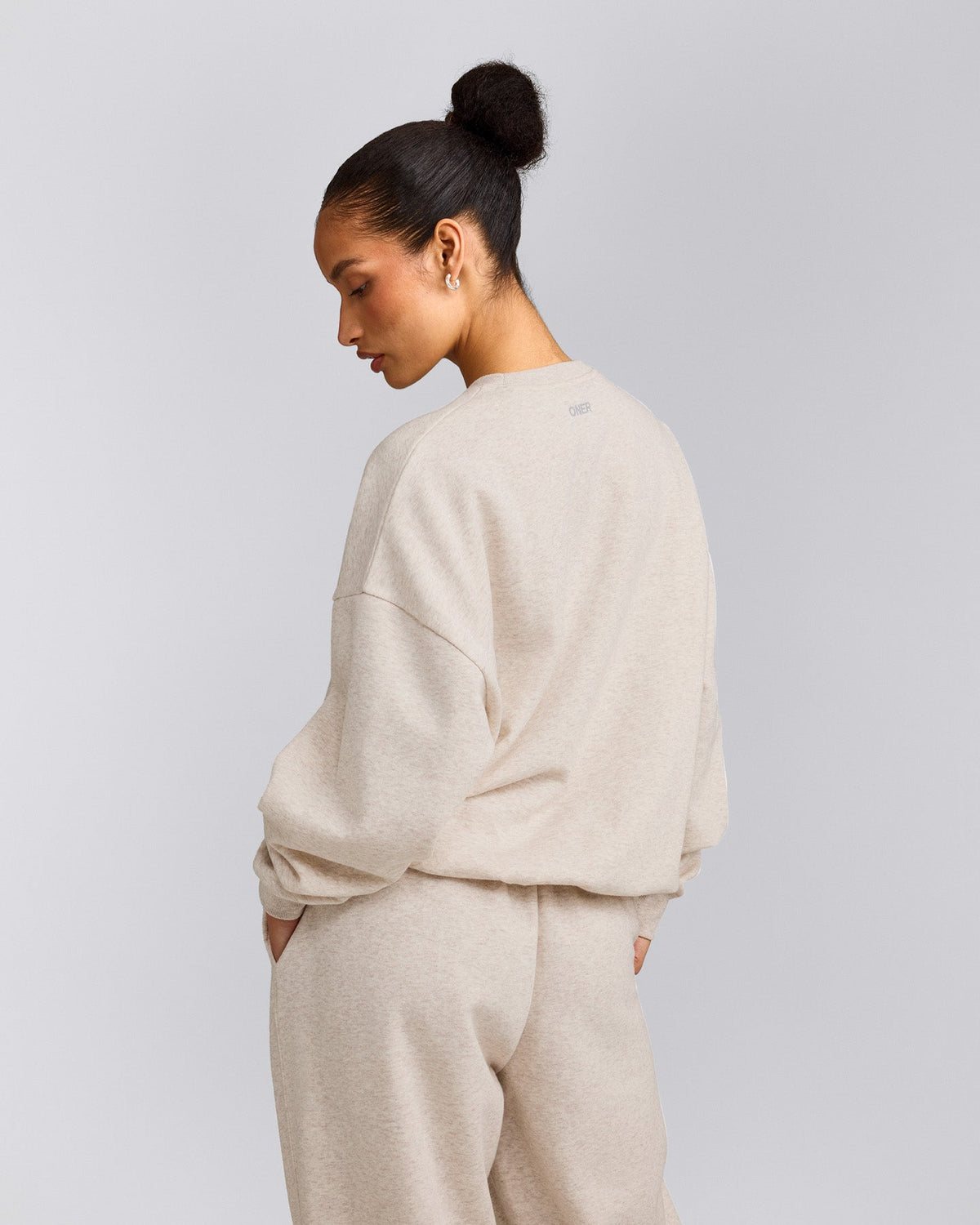Oner Active Foundations All Season Crew Neck Sweatshirt | Oat Marl