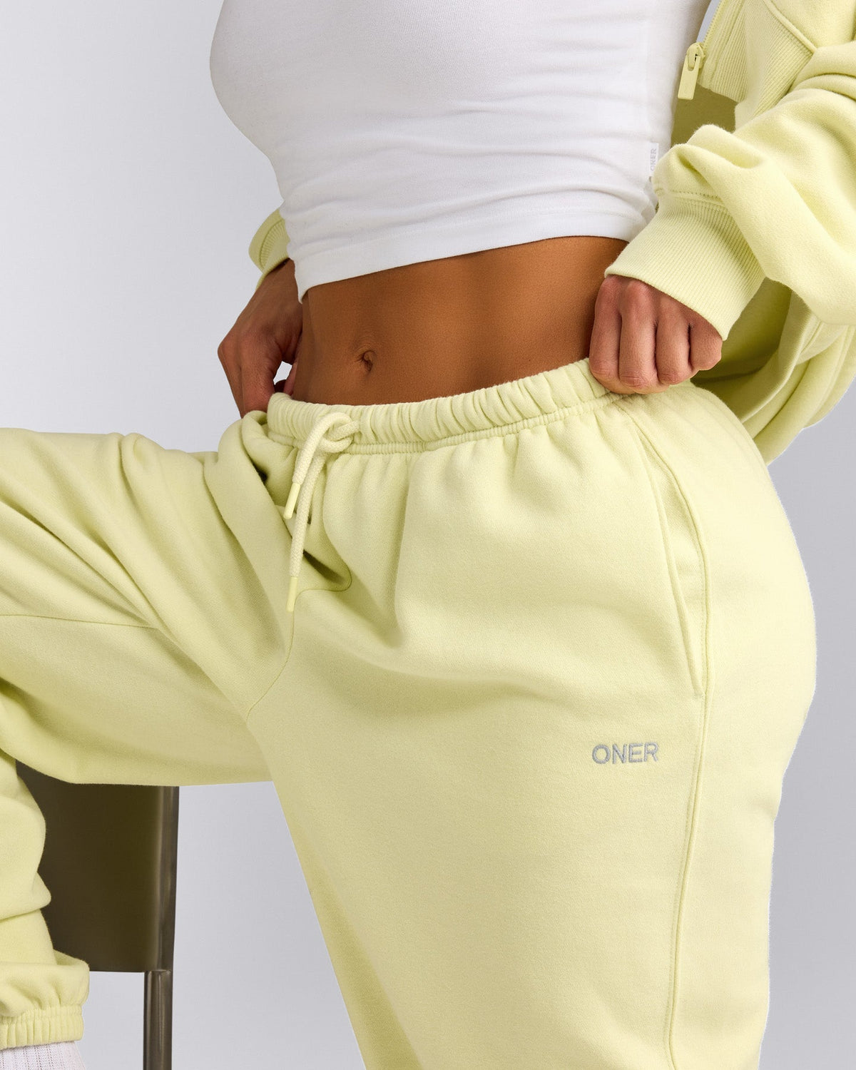 Oner Active Foundations All Season Sweatpants | Pastel Yellow