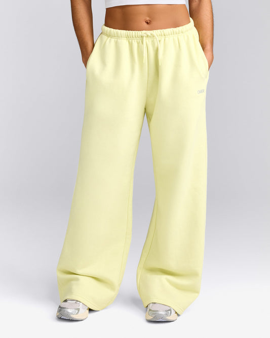 Oner Active Foundations All Season Straight Leg Sweatpants | Pastel Yellow