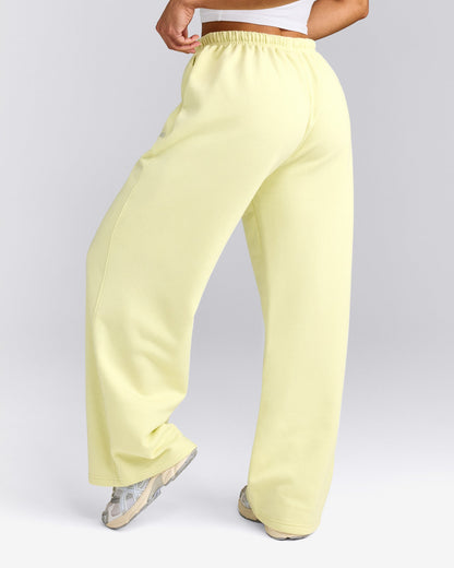 Oner Active Foundations All Season Straight Leg Sweatpants | Pastel Yellow