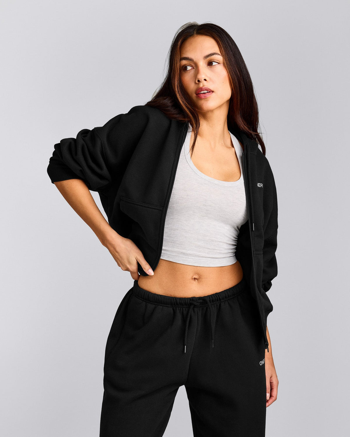 Oner Active Foundations All Season Zip Up Hoodie | Black
