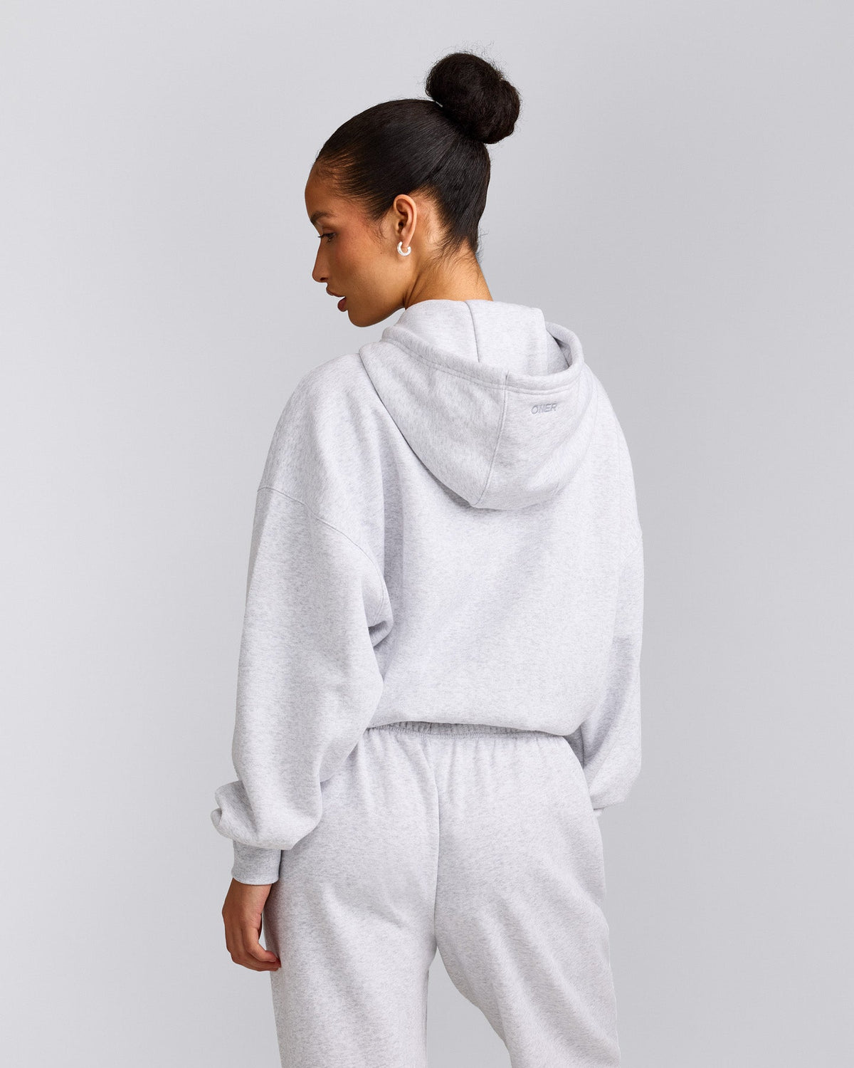 Oner Active Foundations All Season Zip Up Hoodie | Gray Marl