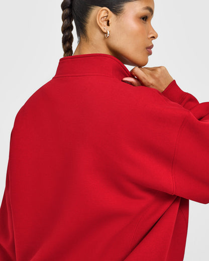 Oner Active Foundations 1/4 Zip Sweatshirt | Toasted Red