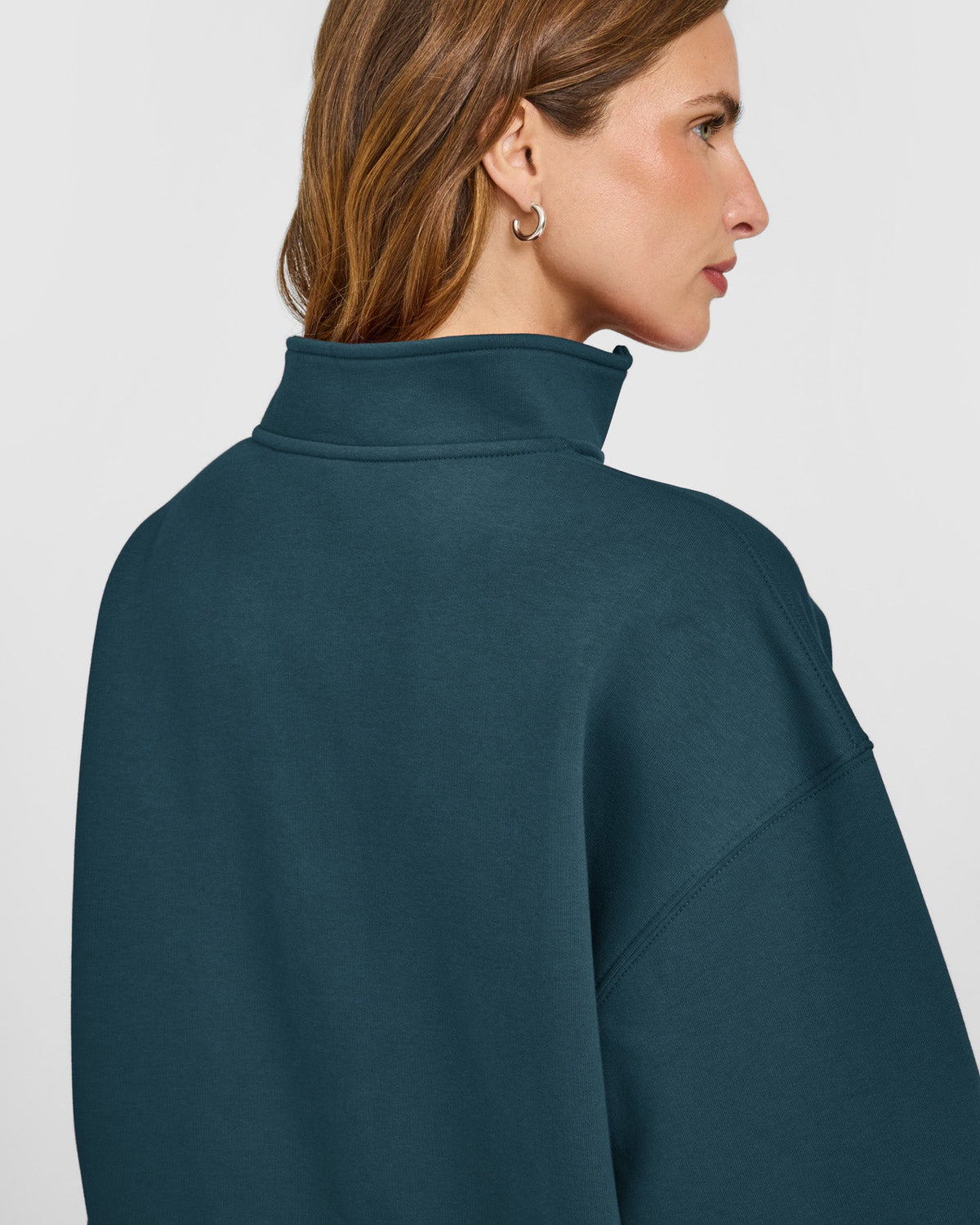 Oner Active Foundations 1/4 Zip Sweatshirt | Oil Blue