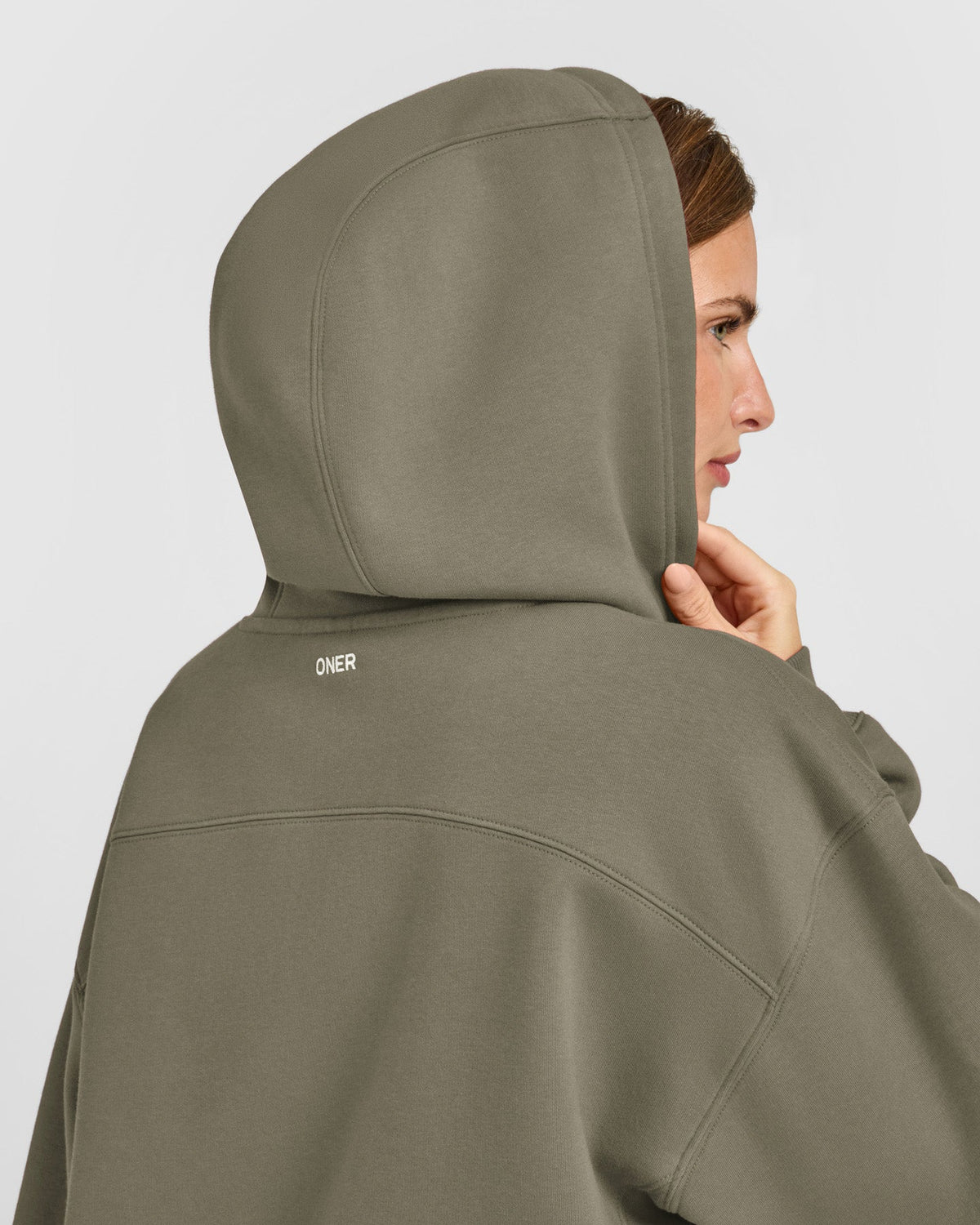 Oner Active Foundations Zip Up Hoodie | Alpine Green