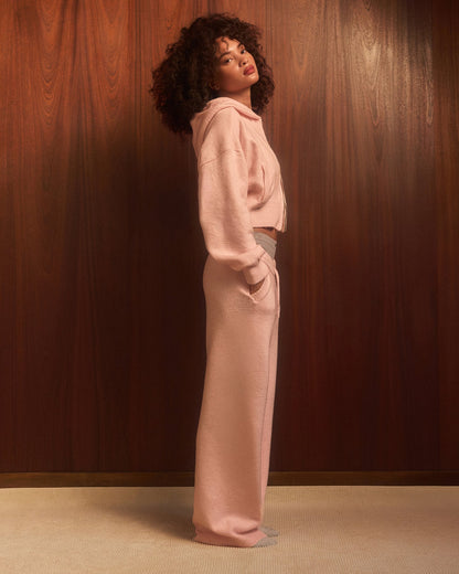 Oner Active Oversized Knit Straight Leg Pants | Soft Girl Pink